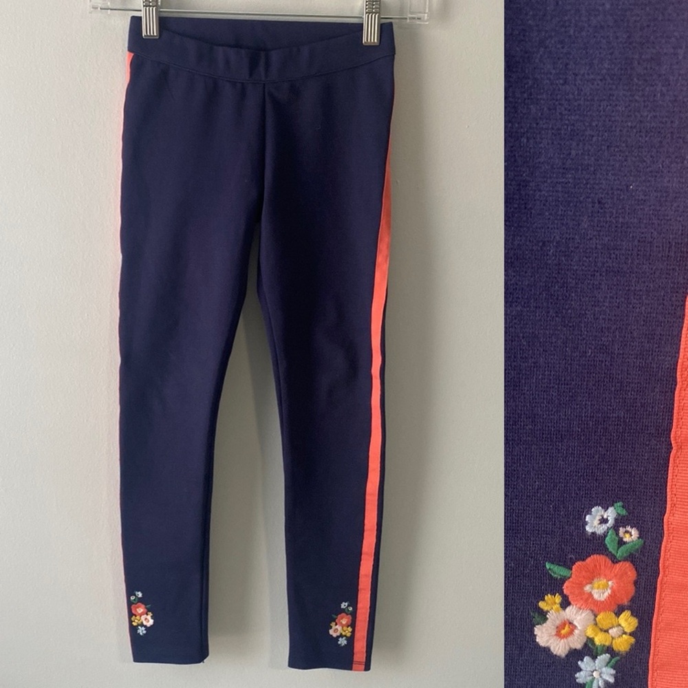 Janie and Jack Navy Pull On Strech Pants 7